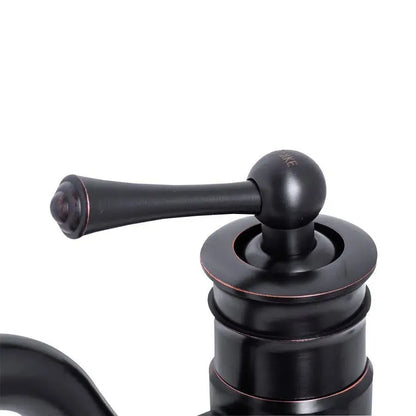 Robinet de lavabo, sanitaire en laiton, noir, WZY/318