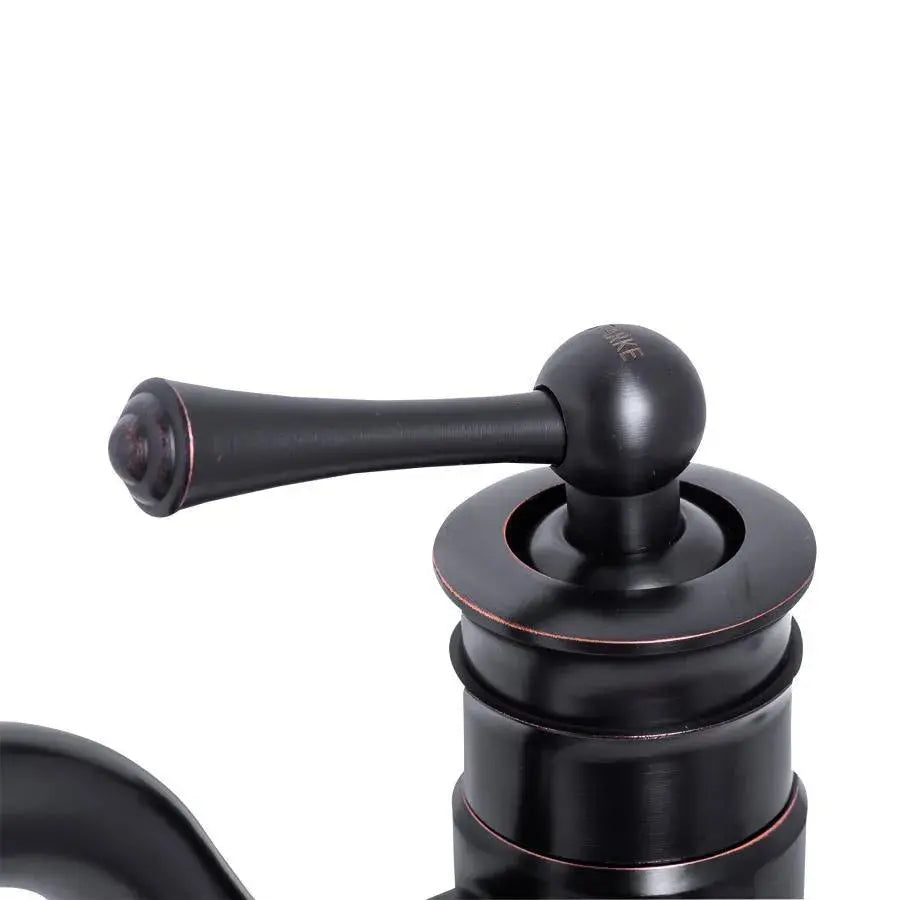 Robinet de lavabo, sanitaire en laiton, noir, WZY/318