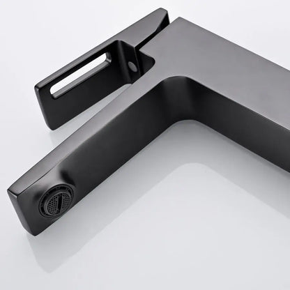 Robinet de lavabo, sanitaire en laiton, satiné, 9807N