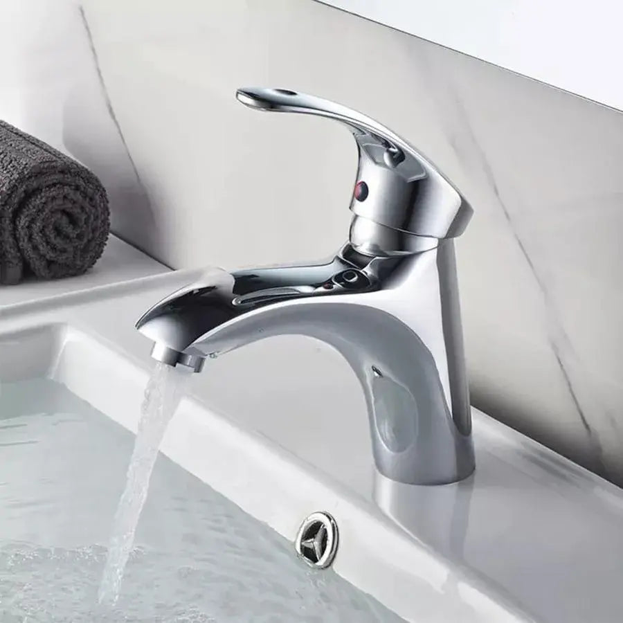 Robinet de lavabo, Alliage, Chrome, LMX101