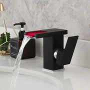 Mitigeur de lavabo, Alliage, Noir, OD3009