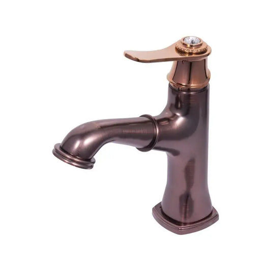 Robinet de lavabo avec douche extractible, sanitaire en laiton, marron, OD/2037