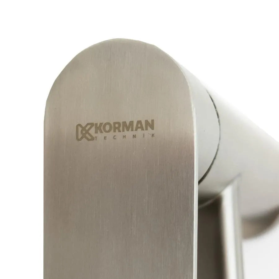 Robinet de lavabo, Acier inoxydable brossé, Raccords, Kit de fixation, ZY1002