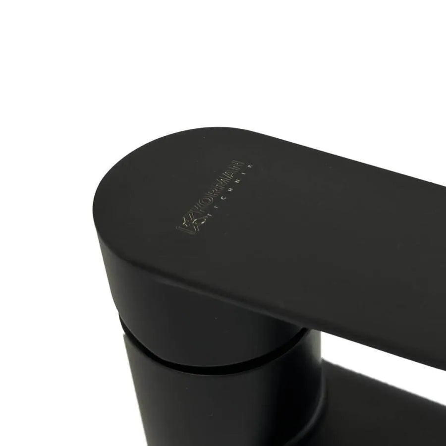 Robinet d'évier en acier inoxydable noir ZY1001