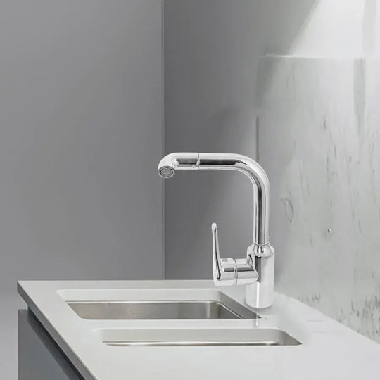 Robinet d'évier, chrome, robinets de cuisine CP101 Titre par défaut Alessandro Design