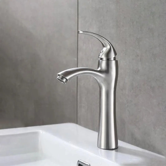 Robinet d'évier, Acier inoxydable SUS304, Finition satinée, MP016