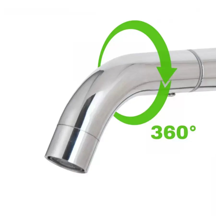 Mitigeur d'évier avec bec rotatif, chromé, CP107