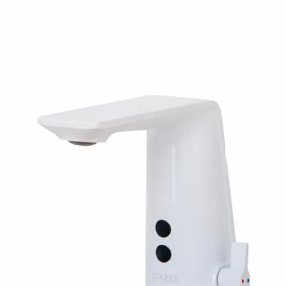 Mitigeur d'évier avec capteur, laiton sanitaire, blanc, RW-190WH