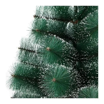 Sapin de Noël artificiel, 180 cm, vert et blanc
