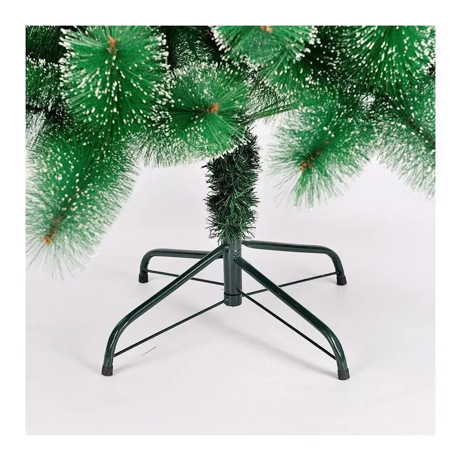Sapin de Noël artificiel, 180 cm, vert et blanc