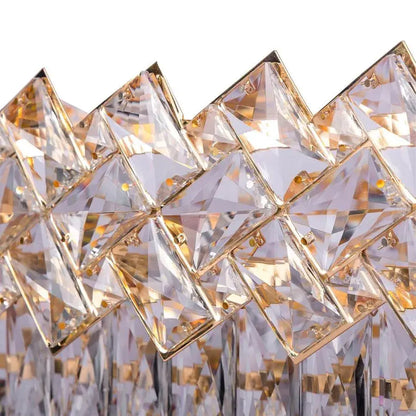 Lustre en cristal WINDSOR Regalis 10x E14, diamètre 85 cm, or brillant, hauteur réglable