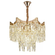 Lustre en cristal Bellamy 5x E27 doré
