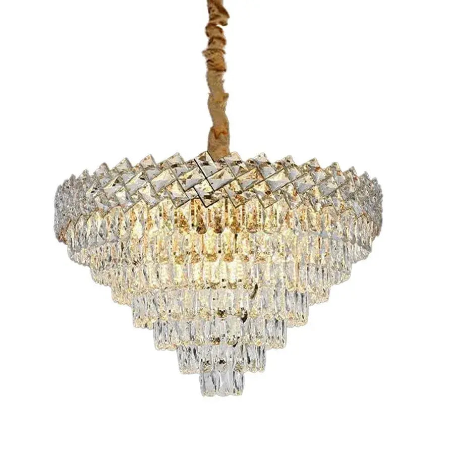Lustre en cristal WINDSOR Supremo 16xE27, diamètre 80 cm, or brillant, hauteur réglable