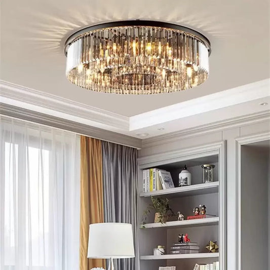 Lustre en cristal Brady 12x E14 noir