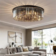Lustre en cristal Brady 12x E14 noir