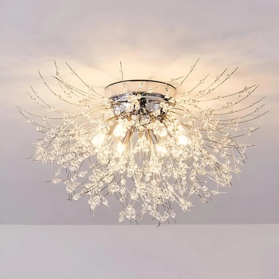 Lustre en cristal RONDO Vivace, 5x G9, diamètre 40cm, argent brillant