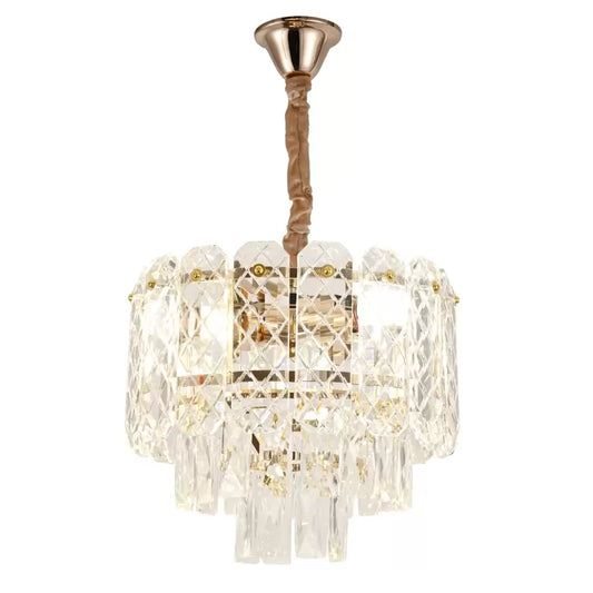 Lustre en cristal Curtis 3x E27 doré