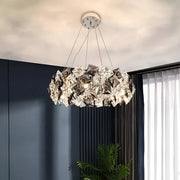 Lustre en cristal Hara 9x E27 Argent