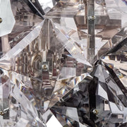 Lustre en cristal Heja 5x E27 Argent