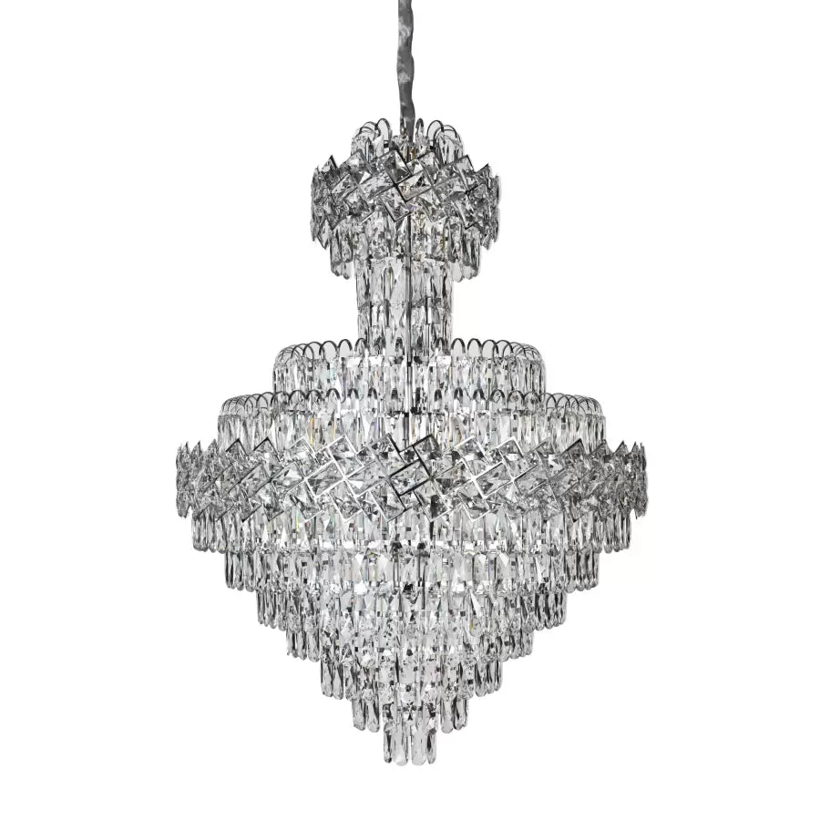 Lustre en cristal Joel 22x E27 Argent