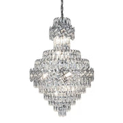 Candelabru Cristal WINDSOR Grande Supremo 14xE14, Diametru 60X90cm, Crom Lucios, Inaltime Reglabila Candelabre Cristal Default Title Alessandro Design