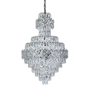 Candelabru Cristal WINDSOR Grande Supremo 14xE14, Diametru 60X90cm, Crom Lucios, Inaltime Reglabila Candelabre Cristal Default Title Alessandro Design