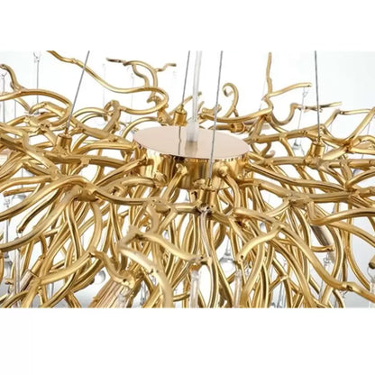 Lustre en cristal Kaiser 13x G9 diamètre 120 cm doré