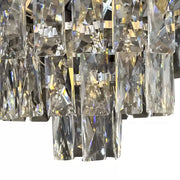 Lustre en cristal WINDSOR Nobile 5xE27, diamètre 40cm, chrome brillant, hauteur réglable