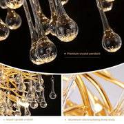 Lustre en cristal Nathanael 7x G9 Or