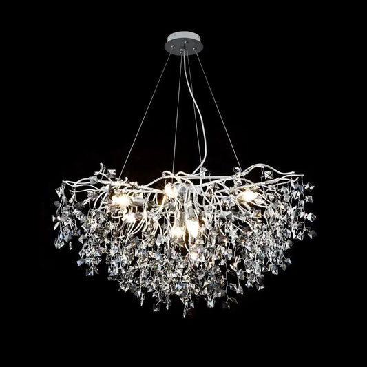 Lustre en cristal Connan 6xE14 blanc