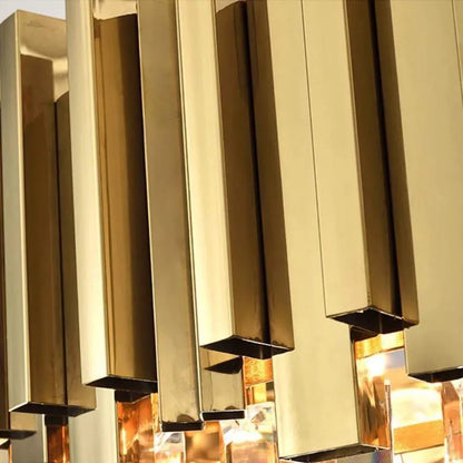 Lustre BLOIS Nobile, diamètre 40 cm, 5x E14 doré, hauteur réglable