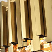 BALMORAL Magno Lustre en cristal, 9x E14, diamètre 60 cm, doré, hauteur réglable