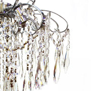 Lustre en cristal EDINBURGH Eleganza, 5xE27, diamètre 47cm, Chrome brillant