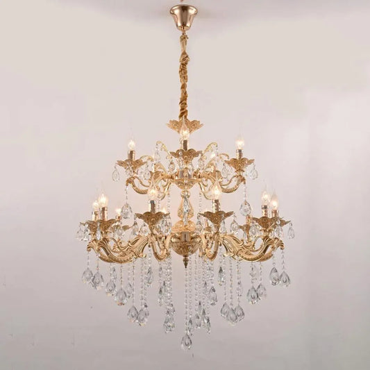 Lustre doré Hasan 15x E14