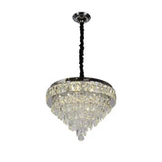 MEILI CRYSTAL CASCADA 500 – Lustre LED avec Cristaux, 112W, Ø500 mm, avec Télécommande