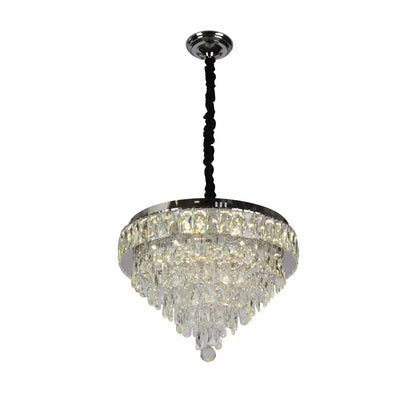 MEILI CRYSTAL CASCADA 500 – Lustre LED avec Cristaux, 112W, Ø500 mm, avec Télécommande