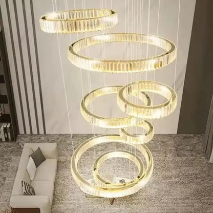 Lustre LED en cristal avec télécommande Messiah 128W Argent