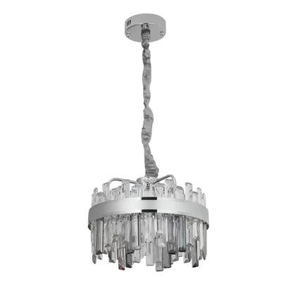 Lustre LED Cristal avec Télécommande Miguel 92W Dimable Argent