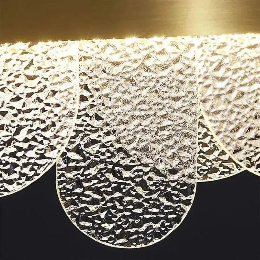 Lustre LED avec télécommande Aden 58W Dimable Or