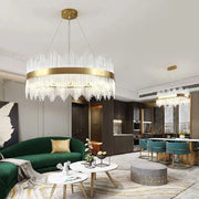 Lustre LED avec télécommande Aurelio 133W Dimable Or