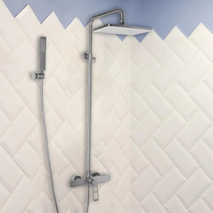 Colonne de douche, acier inoxydable SUS304, finition satinée, 9710N