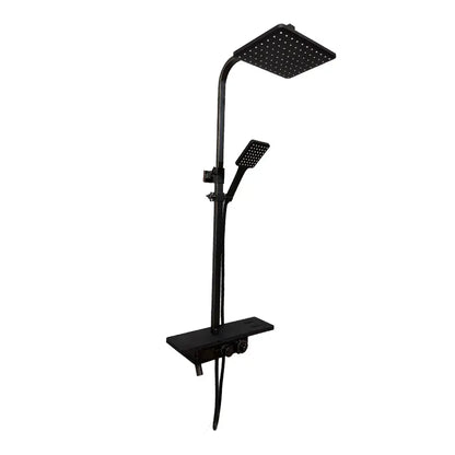 Colonne de douche à écran LCD en acier inoxydable noir SJG/008