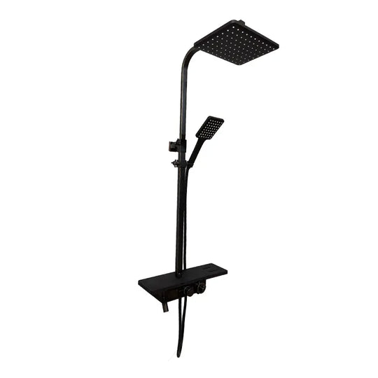 Colonne de douche noire avec écran LCD en acier inoxydable SJG/008 Titre par défaut Alessandro Design