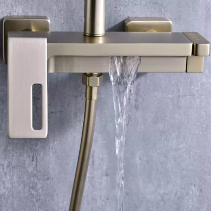 Colonne de Douche, Sanitaire Laiton, Or, 9810D