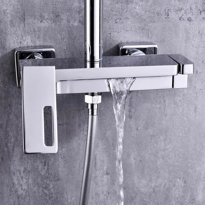 Colonne de douche, sanitaire en laiton, chromé, 9810