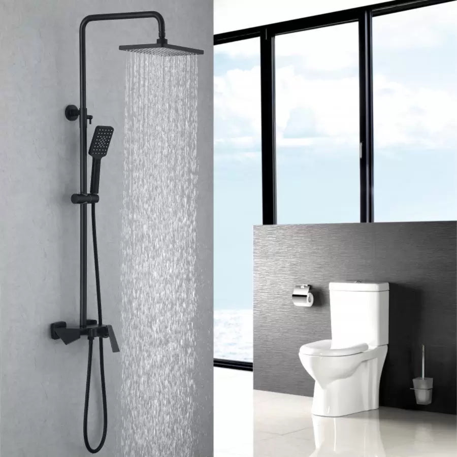 Colonne de Douche, Sanitaire Laiton, Noir, 6720H