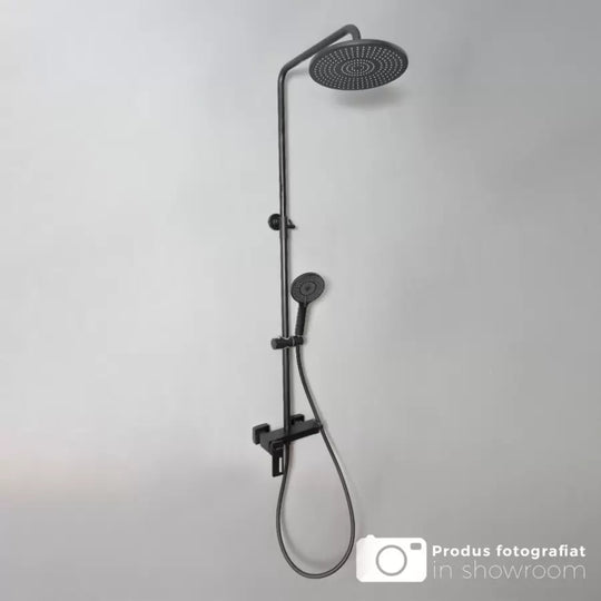 Colonne de douche, sanitaire en laiton, noir, 9810H Robinetterie et colonnes de douche Titre par défaut Alessandro Design