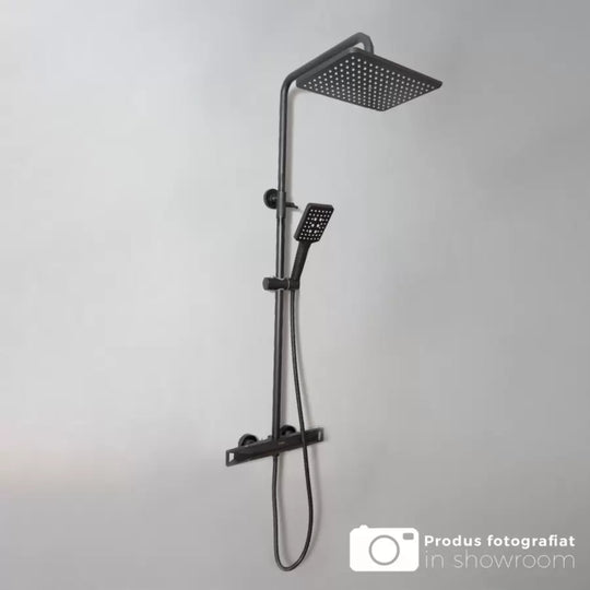 Colonne de douche, sanitaire en laiton, noir, robinets et colonnes de douche HC8816H Titre par défaut Alessandro Design