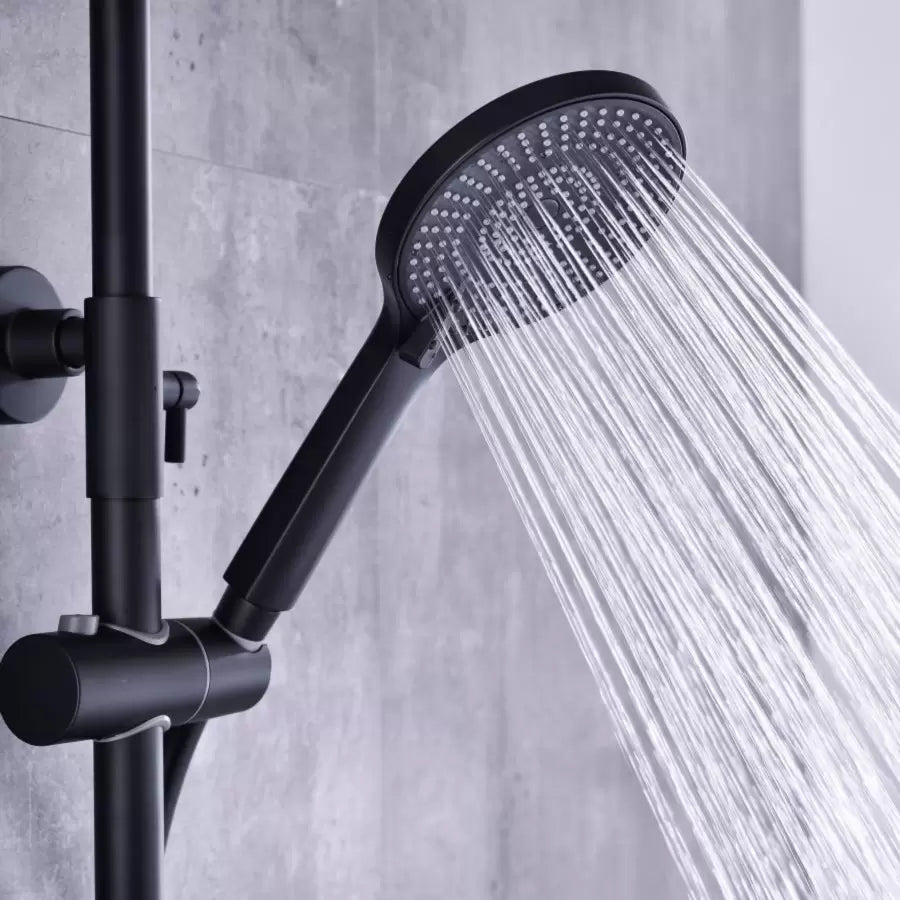 Colonne de Douche, Sanitaire Laiton, Noir, 9810H