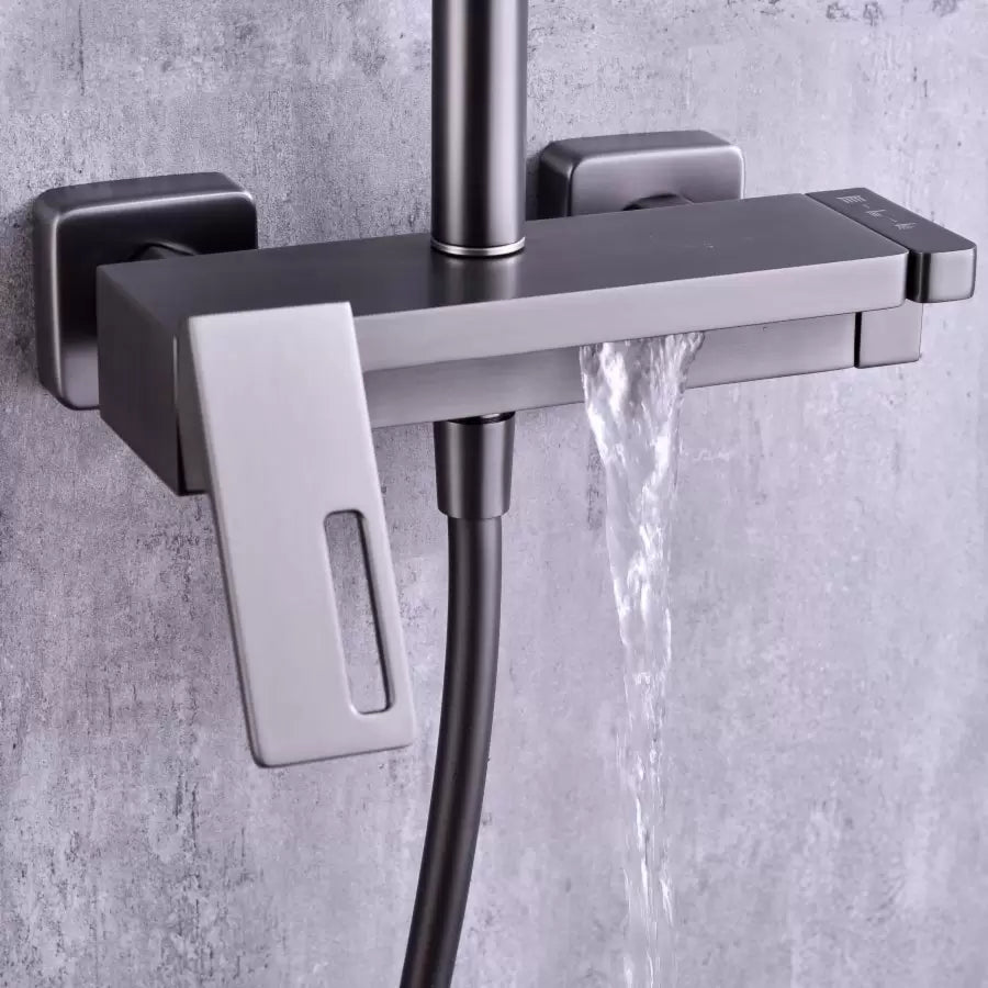 Colonne de Douche, Sanitaire Laiton, Satiné, 9810N